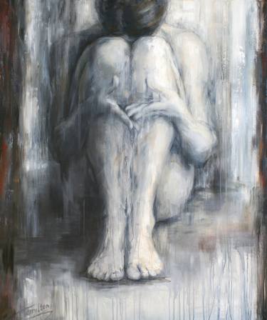 Original Figurative Nude Paintings by Evelyn Hamilton