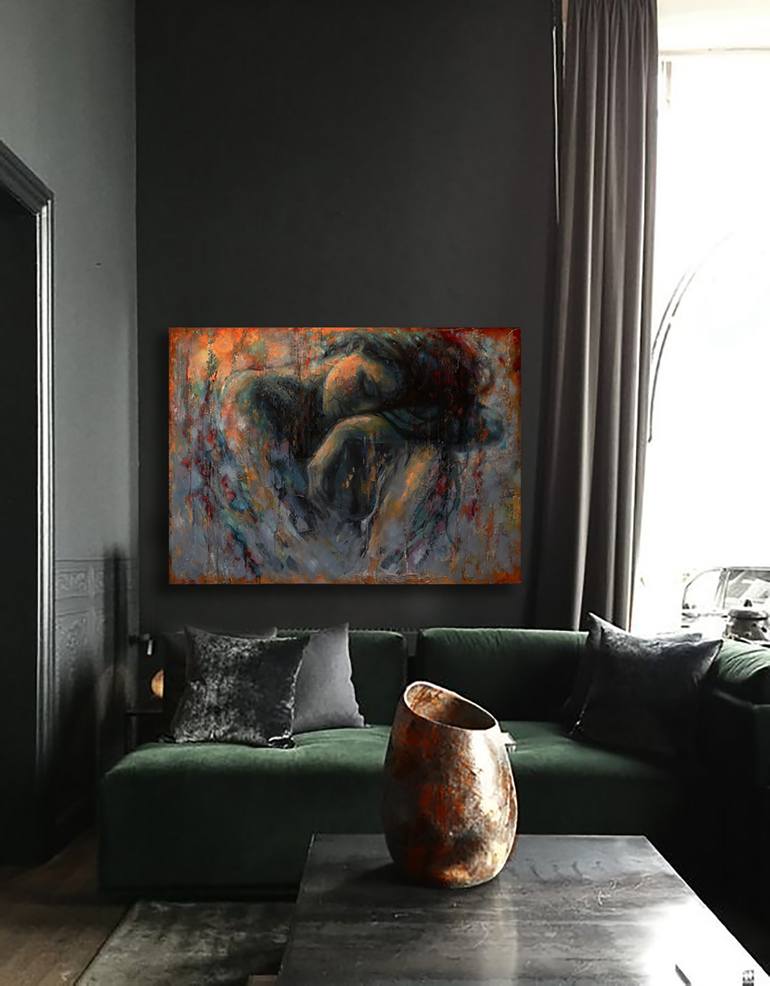Original Figurative Women Painting by Evelyn Hamilton