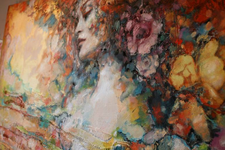 Original Figurative Women Painting by Evelyn Hamilton