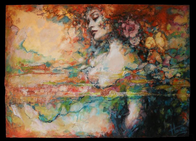 Original Women Painting by Evelyn Hamilton