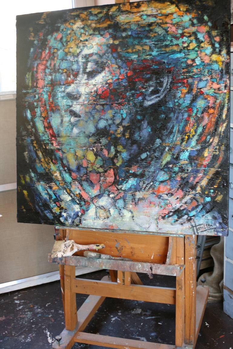 Original Portrait Painting by Evelyn Hamilton