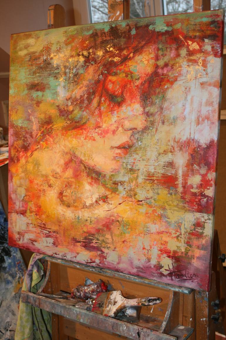 Original Portraiture Women Painting by Evelyn Hamilton