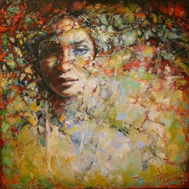 Original Figurative Women Paintings by Evelyn Hamilton