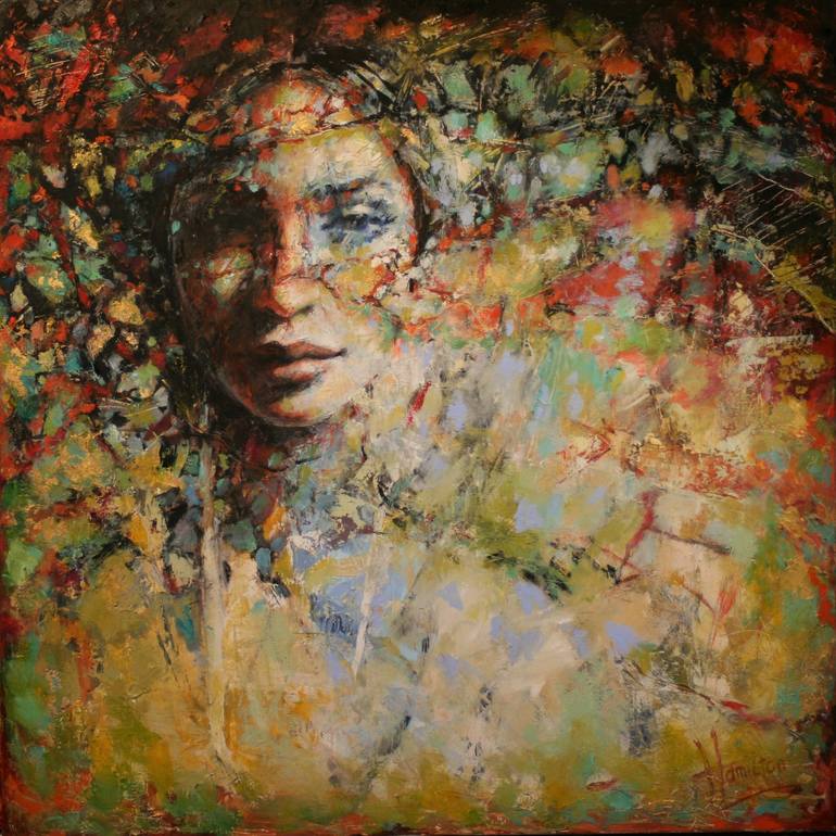 Original Women Painting by Evelyn Hamilton