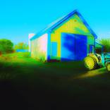 Ford Tractor by Jan W Faul