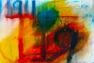 Original Abstract Expressionism Abstract Paintings by C P Seibt