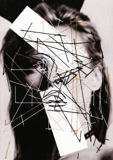 Original Abstract Portrait Drawings by Ant Pearce