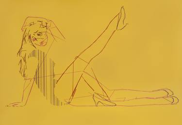 Original Conceptual Women Drawings by Ant Pearce