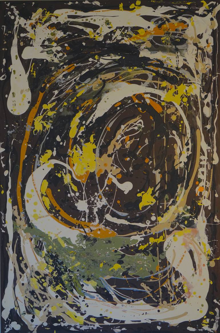 Original Abstract Expressionism Abstract Painting by Michael G Wilson