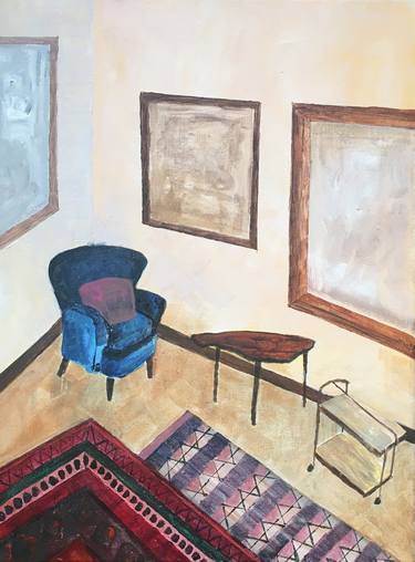 Original Interiors Paintings by Lina Lindqvist