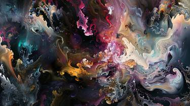 Original Abstract Expressionism Abstract Digital by Andres Buzzio