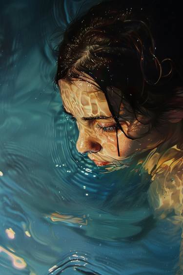 Original Pop Art Water Digital by Andres Buzzio