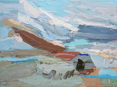 Original Abstract Landscape Paintings by Lise Temple