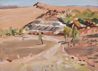 Saatchi Art Artist Lise Temple; Painting, “View From Silcrete II” #art