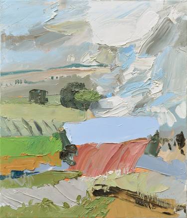 Saatchi Art Artist Lise Temple; Painting, “Clouds and Vines” #art