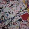 multi coloured abstract styled painting,