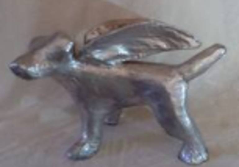 Original Conceptual Dogs Sculpture by Lorraine Chatwin