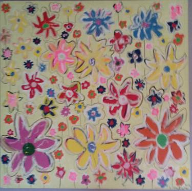 Original Abstract Floral Paintings by Lorraine Chatwin