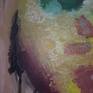 The death of this lemon has been suspended in animation.The colors created by decay will remain forever within this painting.
