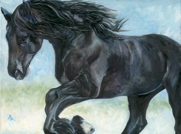 Print of Expressionism Horse Paintings by Shannon McClane