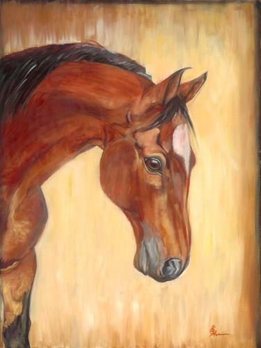 Print of Horse Paintings by Shannon McClane