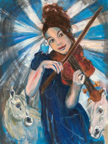 Print of Performing Arts Paintings by Shannon McClane