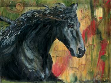 Original Horse Painting by Shannon McClane