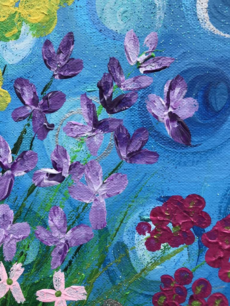 Original Fine Art Floral Painting by Charron Pugsley-hill