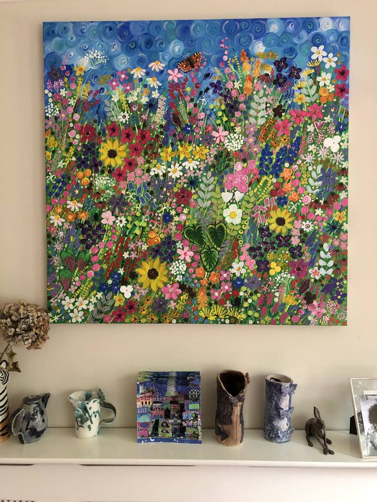 Original Floral Painting by Charron Pugsley-hill