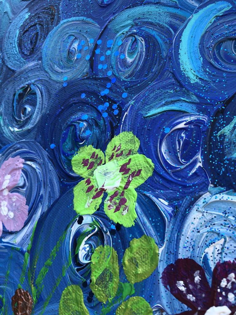 Original Floral Painting by Charron Pugsley-hill