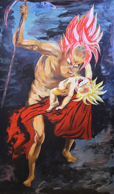 Original Conceptual Popular culture Painting by Jaime Beranyer Sanabria Lara