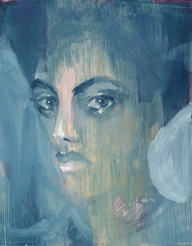 Lady of Grace Painting by Nicole Ida Fossi | Saatchi Art