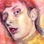 Face Study, Fire by Nicole Ida Fossi