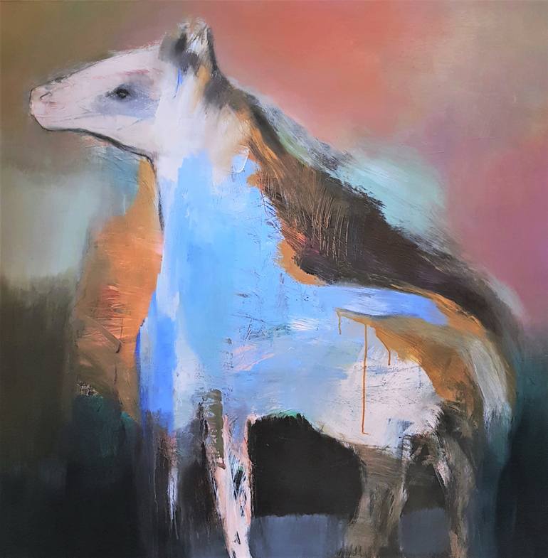 Good Horse Painting by Leena Noux | Saatchi Art