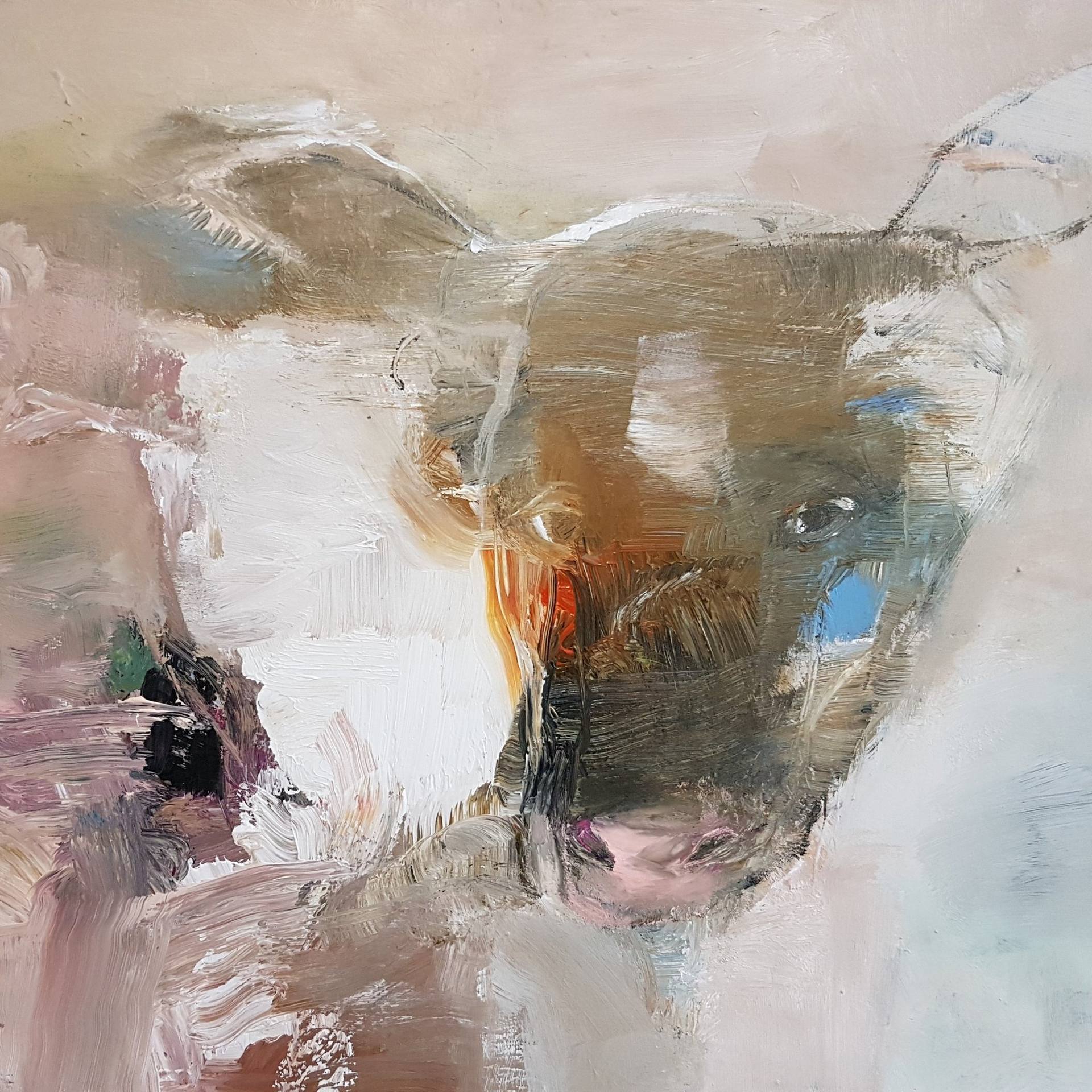 The Calf Painting by Leena Noux | Saatchi Art