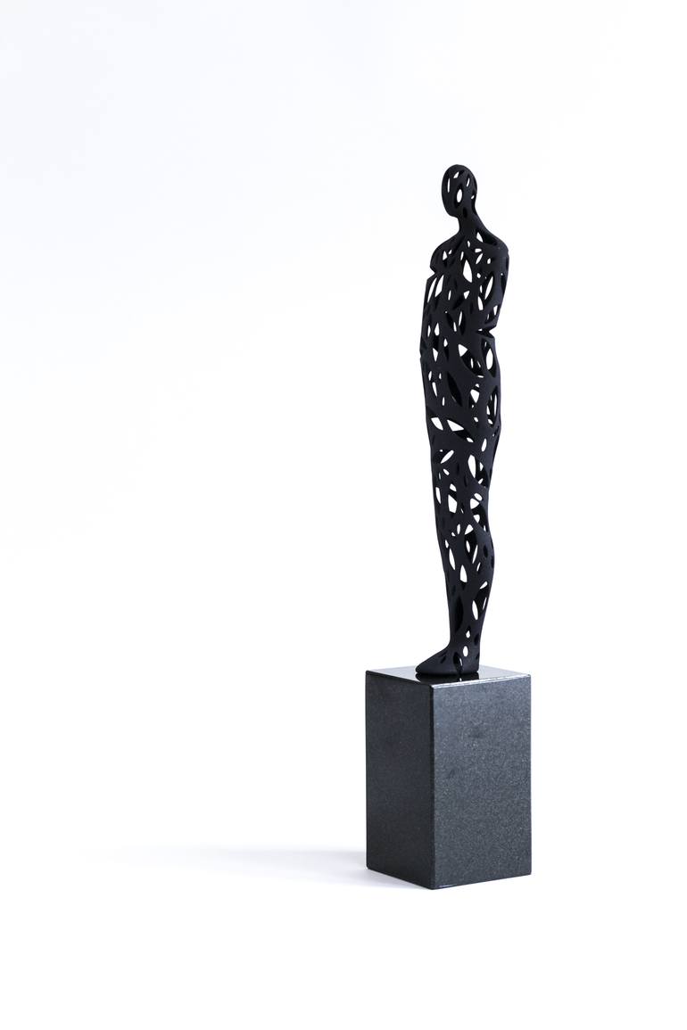 Original Abstract Expressionism Men Sculpture by Barbara Houwers