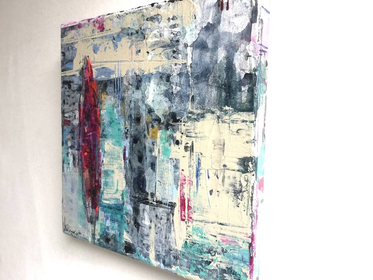 Original Abstract Painting by Barbara Houwers