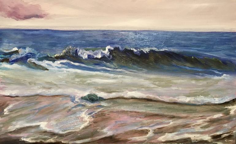 Original Beach Painting by Sue Hutchins