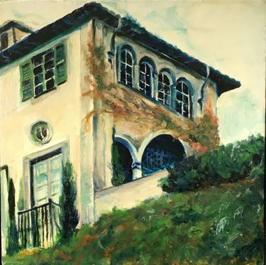 Original Impressionism Architecture Paintings by Sue Hutchins