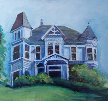 Print of Fine Art Architecture Paintings by Sue Hutchins