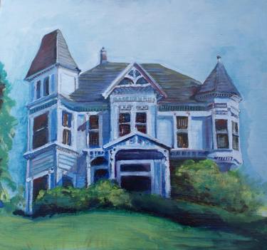 Original Architecture Paintings by Sue Hutchins