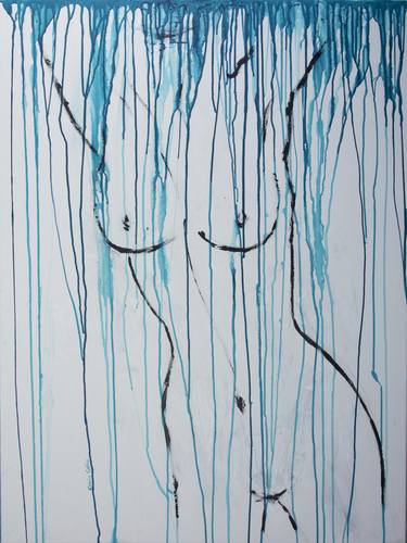 Print of Abstract Nude Paintings by Emelie Coffey