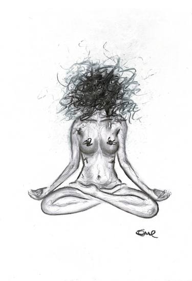 Original Nude Drawings by Emelie Coffey