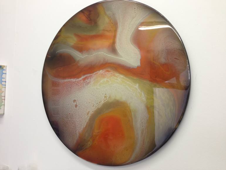 Original Abstract Outer Space Painting by Adrian Pritchard