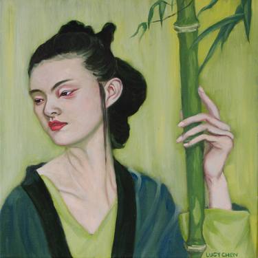 Original Figurative Portrait Paintings by Lucy Chen
