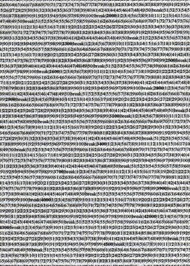 73,123 hand ruled lines, Black drawings and Counting series, Los Angeles, 1998. thumb