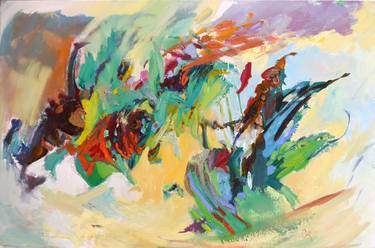 Print of Abstract Paintings by Cindy Friedlander