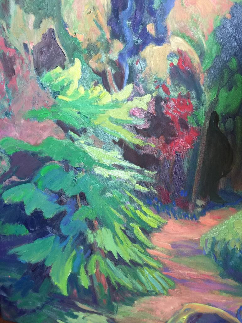 Original Impressionism Fantasy Painting by Cindy Friedlander