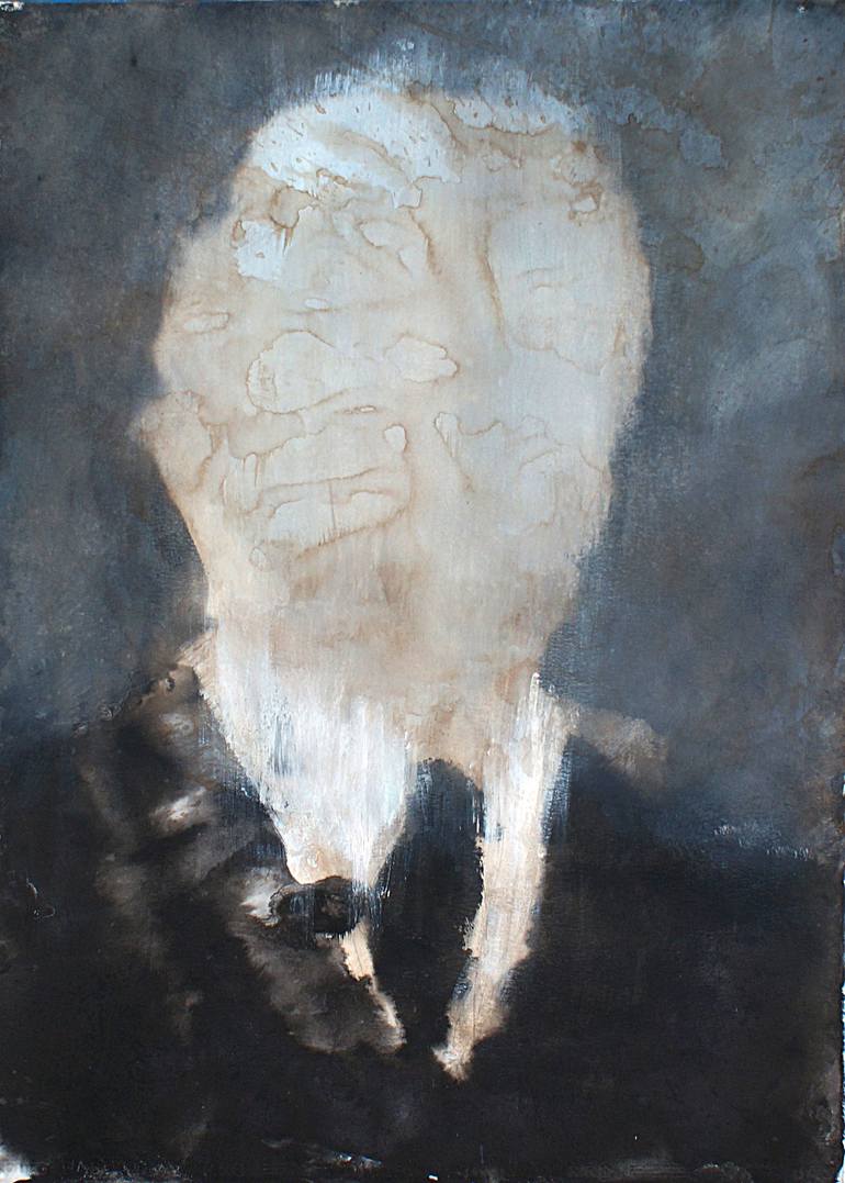 Faceless Man Painting By Enrique Pitarch Saatchi Art