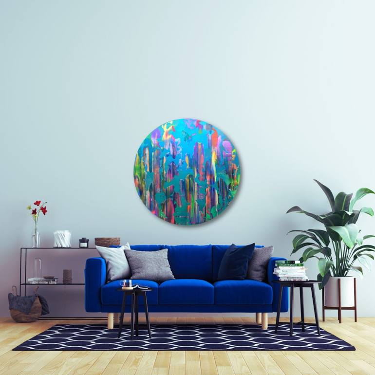 Original Abstract Expressionism Abstract Painting by Colin Mccallum